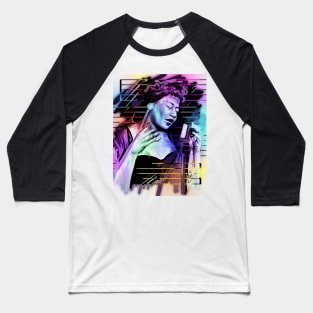 Ella Fitzgerald - digital painting Baseball T-Shirt